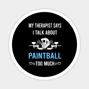My Therapist Paintball Magnet
